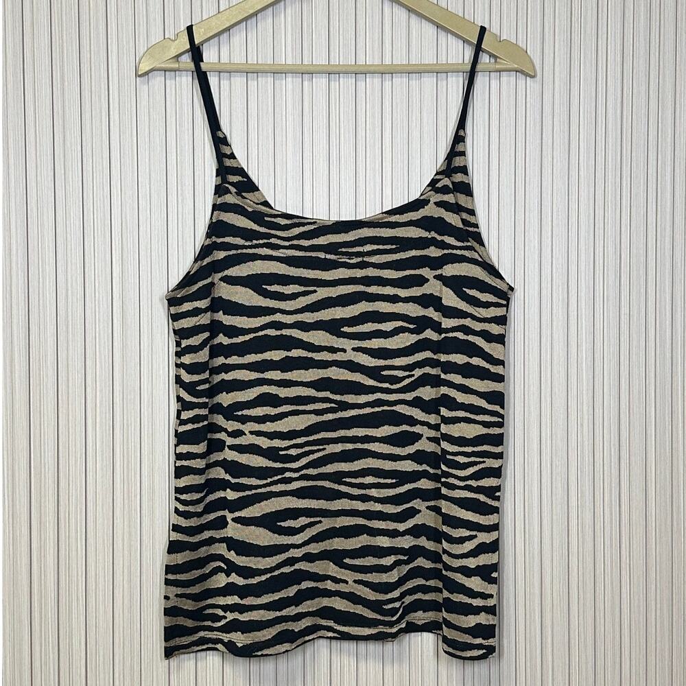 ZINZANE Women's Leopard Print Top Size M - Picture 2 of 6